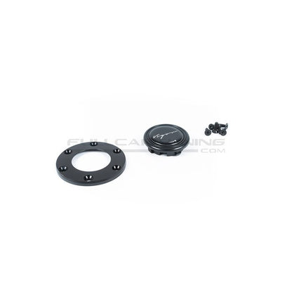 Vigor Spa 350mm Sportstuur – Zwart Suède / Rood Kruisstiksel