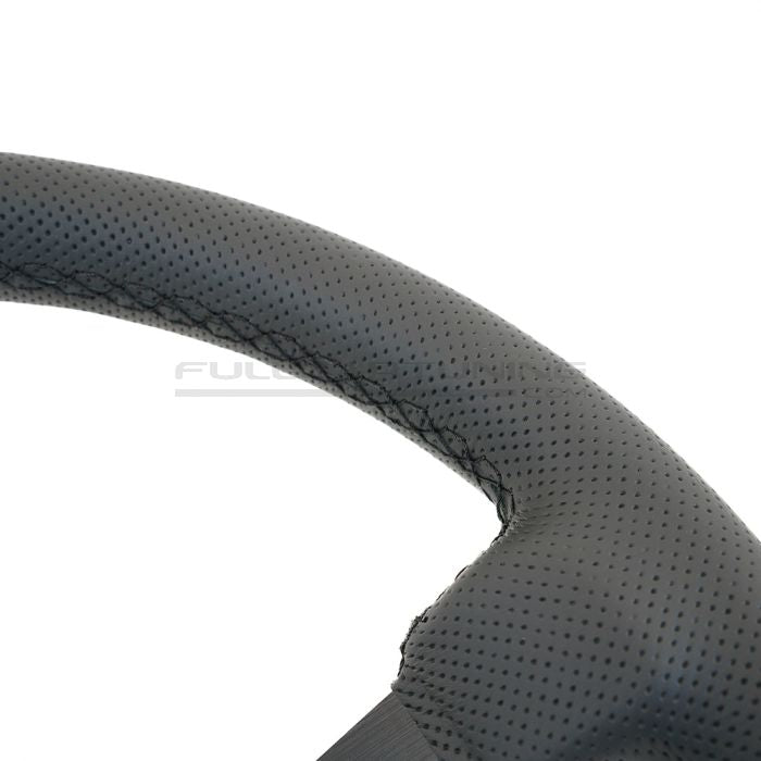 Vigor Daytona 350mm Sportlenkrad – Schwarzes perforiertes Leder / Schwarze Kreuzstichnaht
